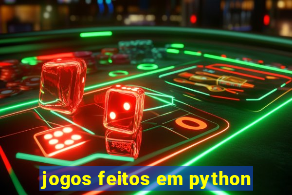 jogos feitos em python